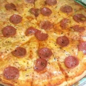 Pizza familiar de 1 ingrediente
